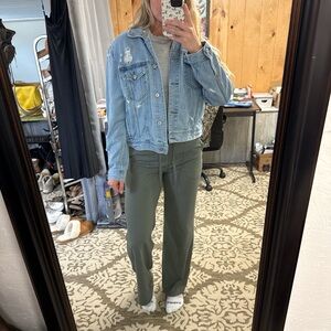 American Eagle Outfitters Light Blue Jean Jacket